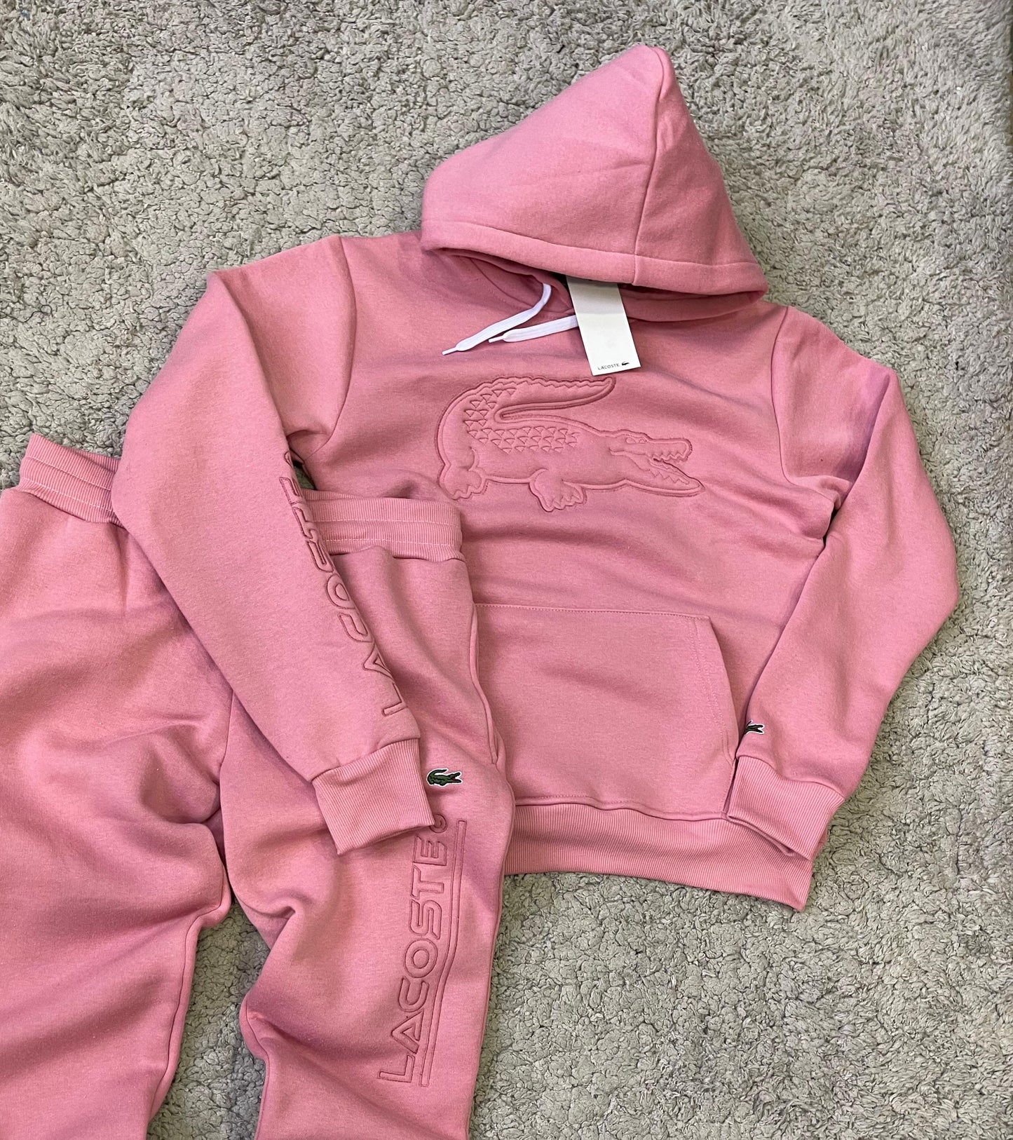 Chándal Lacoste Rosa (ALGODÓN )