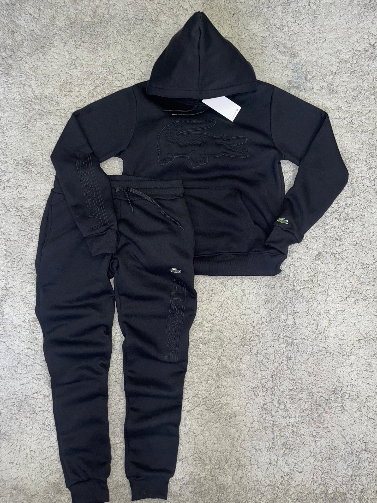 Chándal Lacoste Negro (ALGODÓN )