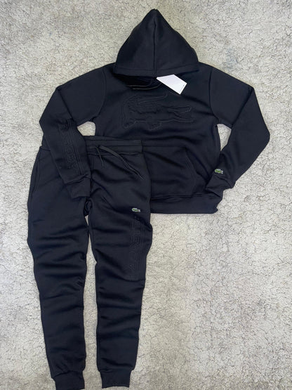 Chándal Lacoste Negro (ALGODÓN )