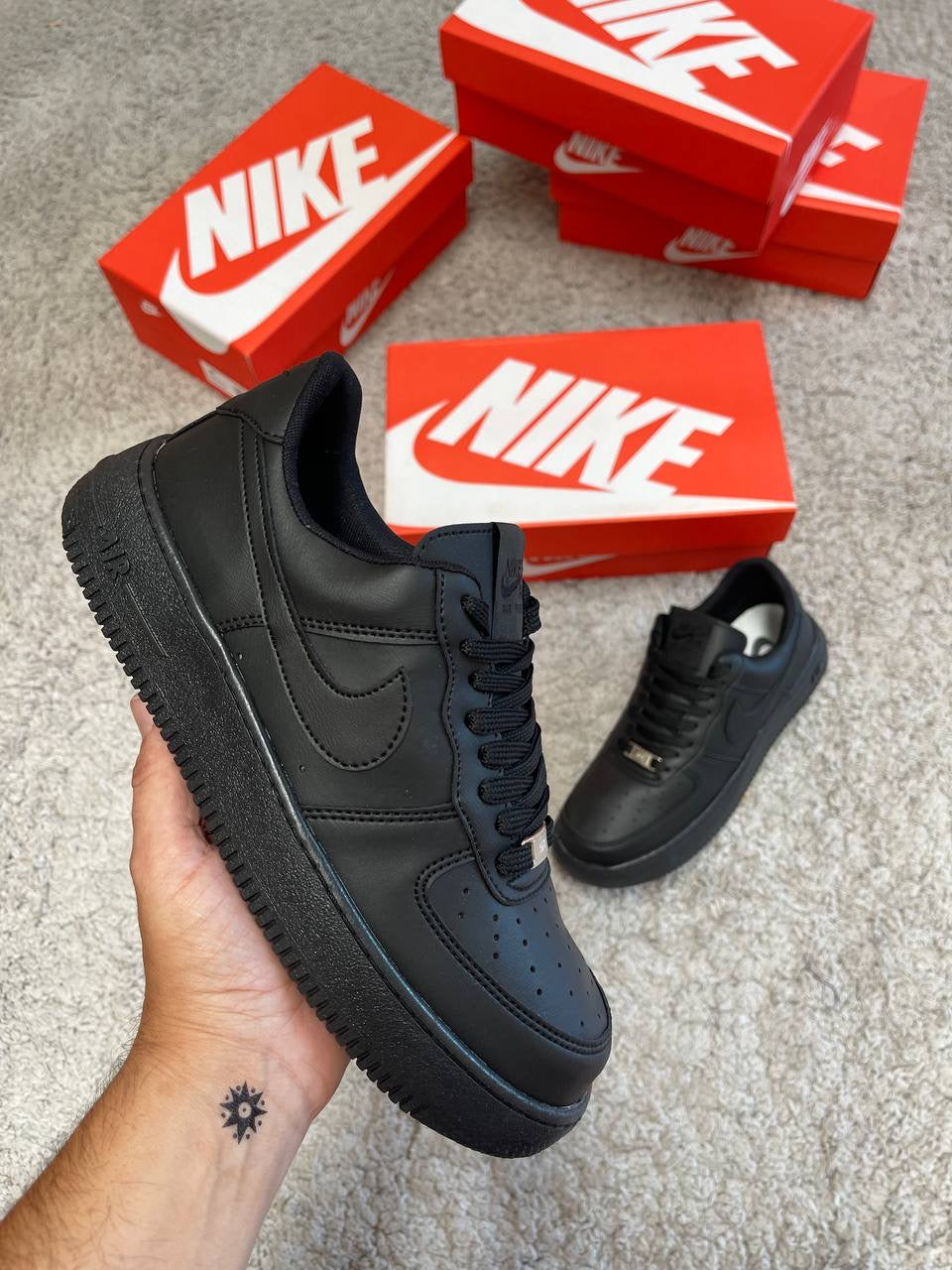 Air Force 1 Negras Enteras