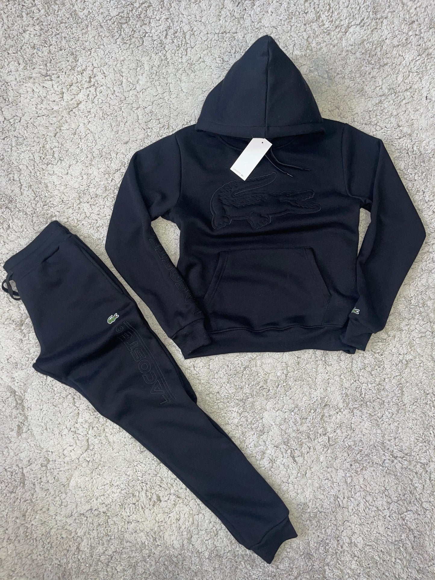 Chándal Lacoste Negro (ALGODÓN )