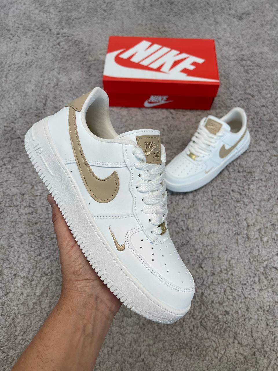 Air Force 1 Blancas Doradas