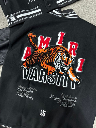 Chaqueta Amiri Negra Tigre