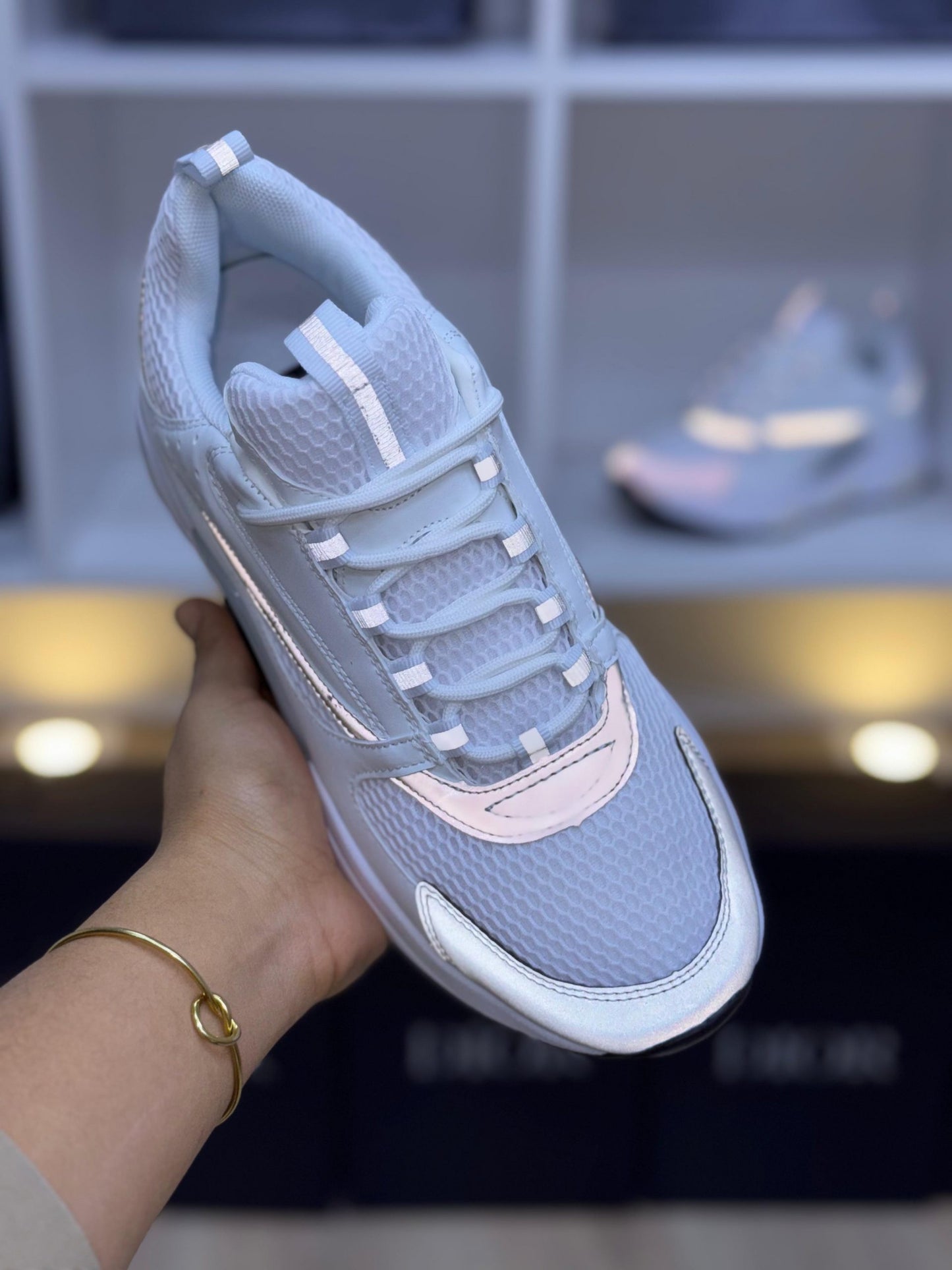 DIOR B22 BLANCAS REFLECTANTE