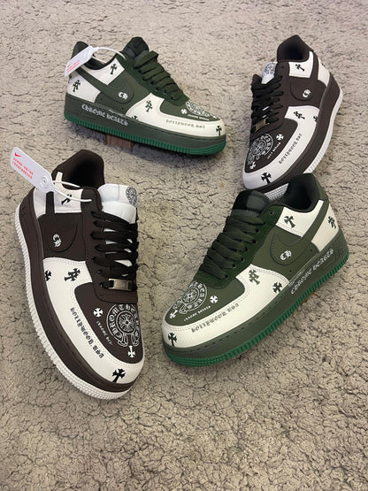 AIR FORCE CHROME HEARTS ( Marrón )