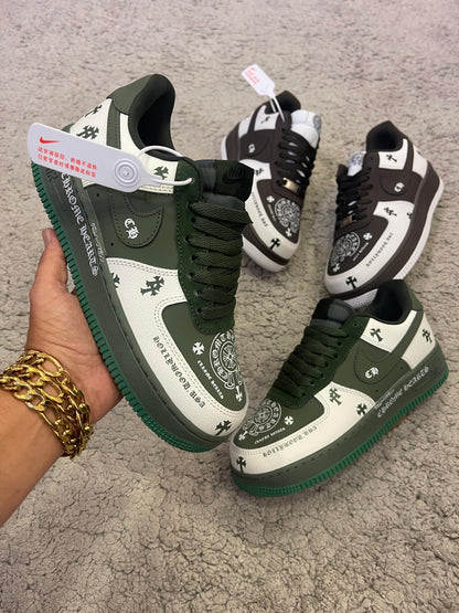 AIR FORCE CHROME HEARTS ( verde )