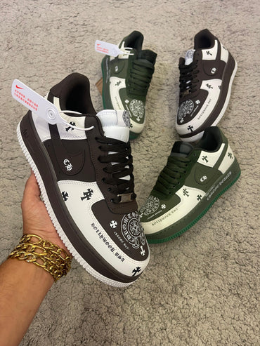 AIR FORCE CHROME HEARTS ( Marrón )