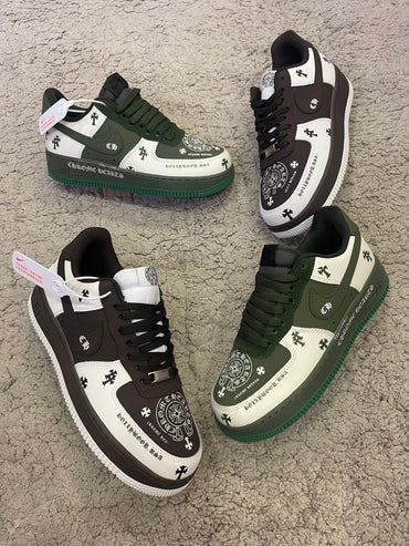 AIR FORCE CHROME HEARTS ( verde )