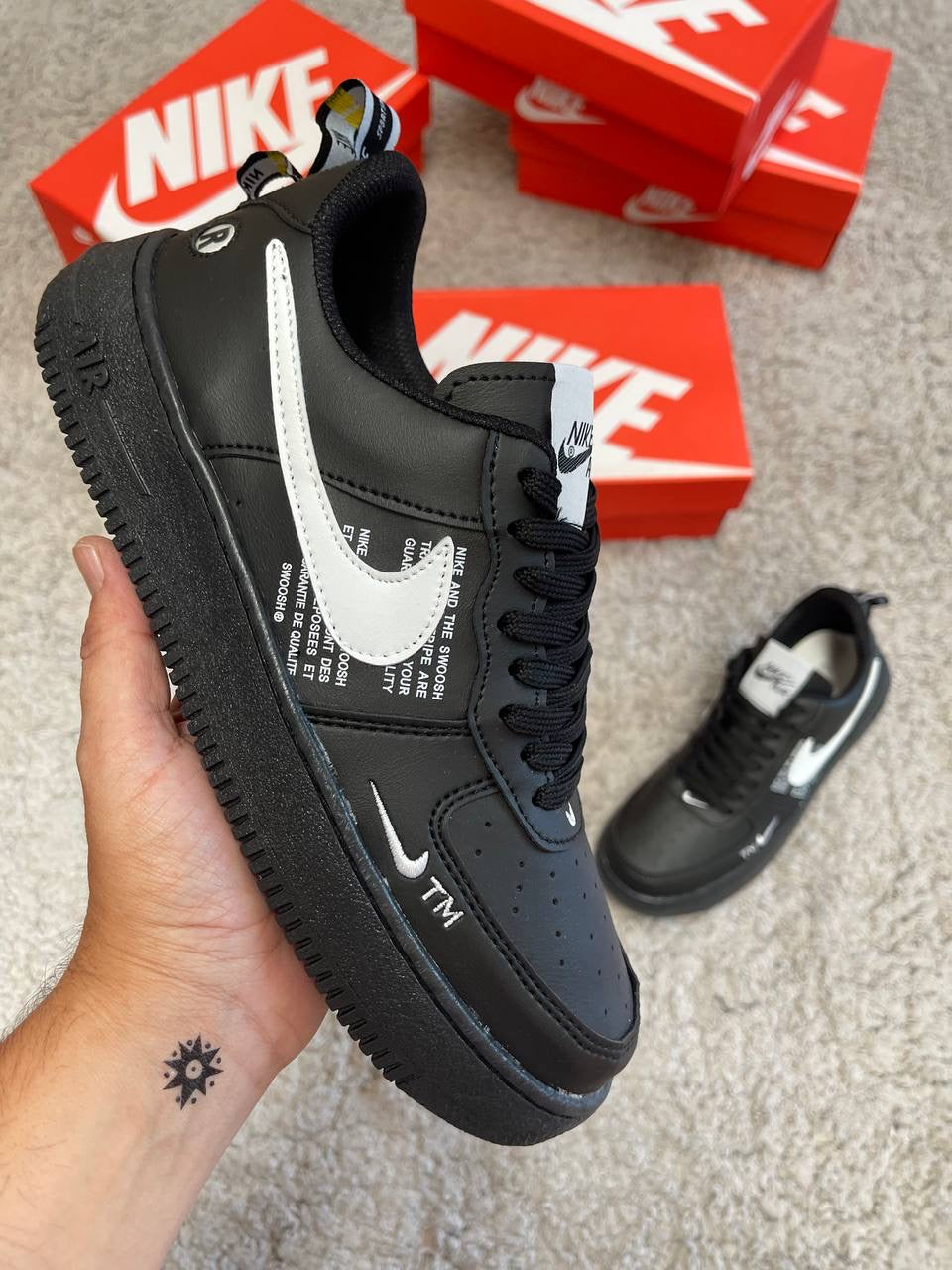 Air Force 1 Negras